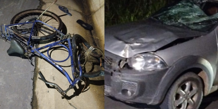 Idoso em bicicleta m0rr3 atr0pelad0 por carro na AM-010