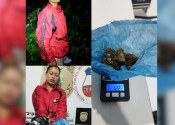 Blindada usa corda para jogar dr0ga e celular dentro de delegacia e acaba presa no Amazonas