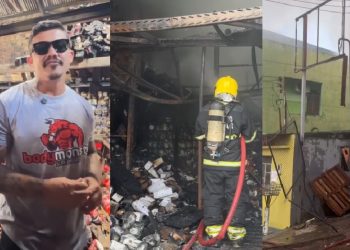 Dono da Body Monster mostra loja destruída por incêndio em Manaus: ‘levou nossos sonhos’
