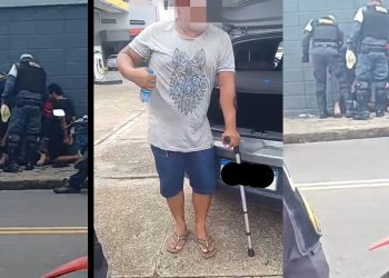 Vídeo: motorista de app é jogad0 no porta-malas por bandid0s, mas é salvo durante blitz em Manaus
