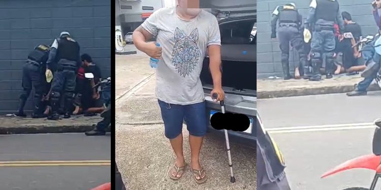 Vídeo: motorista de app é jogad0 no porta-malas por bandid0s, mas é salvo durante blitz em Manaus