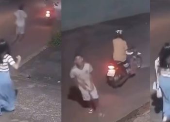 Vídeo: mulher com a Bíblia reage a assalt0 e bota bandid0 para correr 