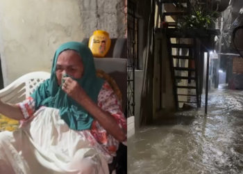 Idosa de 86 anos desabrigada por conta da chuva chora e família clama em Manaus: ‘Prefeito, olhe por nós’