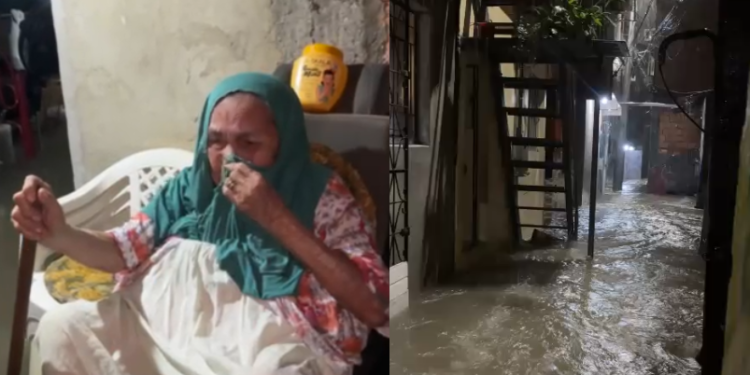 Idosa de 86 anos desabrigada por conta da chuva chora e família clama em Manaus: ‘Prefeito, olhe por nós’