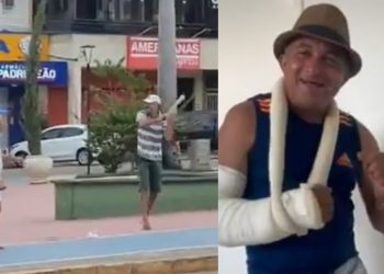  Vídeo: Pettica mat@ Galo Cego e depois dança para comemorar o homicídi0 na rua