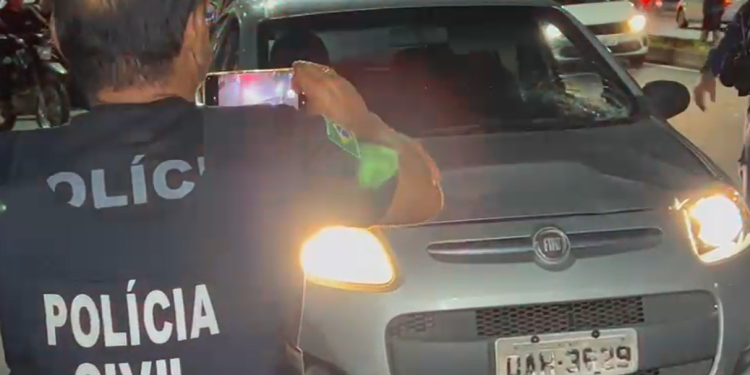 Vídeo: Idoso é m0rt0 ao tentar atravessar a rua, motorista foge e vai presa na Zona Leste de Manaus