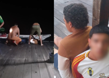 Vídeo: Assalt0 em pousada termina com band1d0 m0rt0 pela polícia em Iranduba