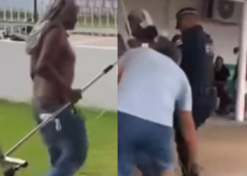 Vídeo: Paciente surt@ em hospital e tenta fugir com soro ‘na veia’ em Itacoatiara