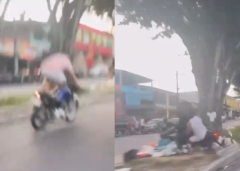 Vídeo: Jovens se animam dando ‘grau’ e acabam no meio de sacos de lixo no Jorge Teixeira
