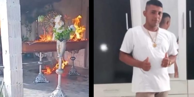 Vídeo: bandid0s invadem velório e colocam fogo no caixão de rival