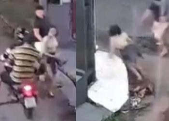 Vídeo: casal grita e se desespera em Manaus ao ser assaltad0 por bandid0s em moto