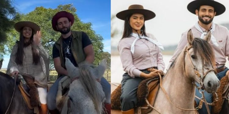 Matteus recria foto que tirou com Isabelle ao lado da nova namorada: ‘vida simples, mas feliz’