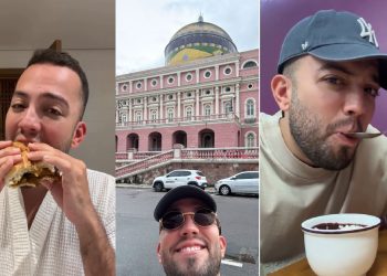 Vídeo: Lucas Rangel se encanta com x-caboquinho e açaí de Manaus: ‘eu amei’