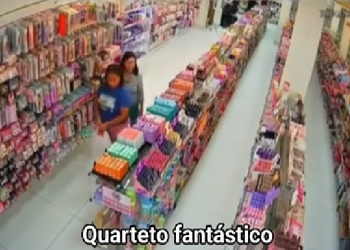 Vídeo: ‘Quarteto fantástico’ de mulheres faz a limpa em loja no Manôa e chama a atenção de lojistas