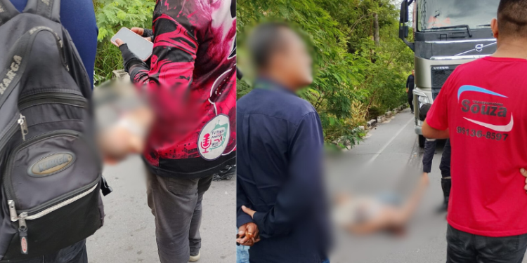 Mulher sai para entregar currículos em Manaus e acaba atr0pelada por carreta
