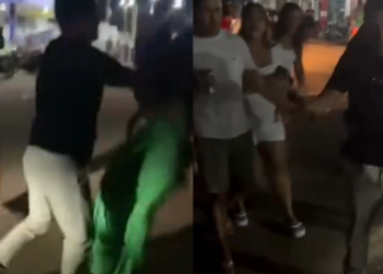 Ministério Público do Amazonas cobra afastamento de oficial flagrado dando empurrã0 em mulher