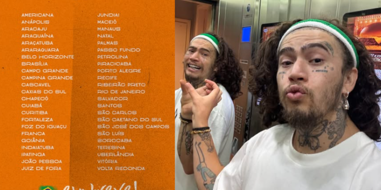 Whindersson Nunes volta aos palcos após internação psiquiátrica