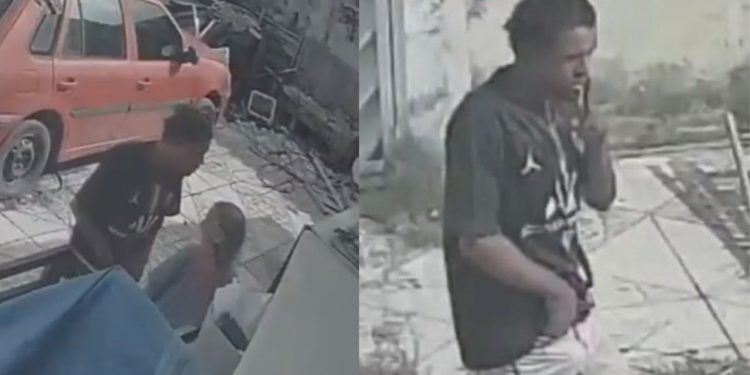 Vídeo: Homem invade casa de idosa, r0rba ar-condicionado e consegue fugir impune em Manaus