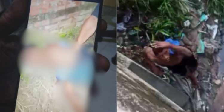 Vídeo: Grupo que agr3diu homem até a m0rt3 em Manaus filmou os momentos finais dele