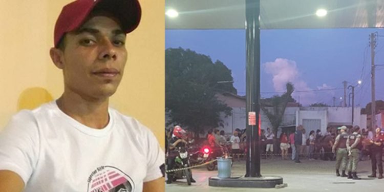 Vídeo: Frentista é m0rt0 a t1r0s em posto de combustível; mulher inocente é atingida