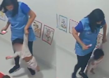 Vídeo: Pais denunciam diretora de creche que puxou bebê de 11 meses pelo braço em Manaus
