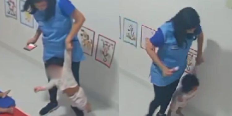 Vídeo: Pais denunciam diretora de creche que puxou bebê de 11 meses pelo braço em Manaus