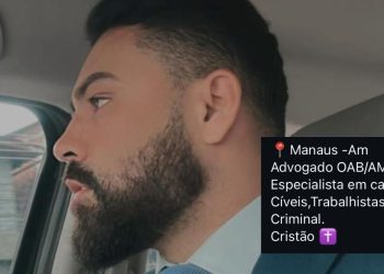 Mulher denuncia advogado 'cristão' por perseguição e agressã0 em Manaus