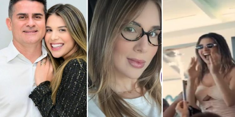Após escândalo no Caribe, primeira-dama de Manaus surge na rede social com óculos de R$ 4,9 mil