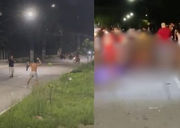 Vídeo: Sargento da Marinha fica em estado grav3 após ser agredid0 em confusão no Distrito