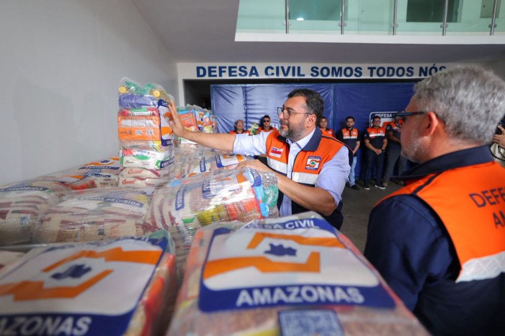 Operação Cheia 2025: Governador Wilson Lima vistoria envio de 50 toneladas de ajuda humanitária para Borba e Novo Aripuanã