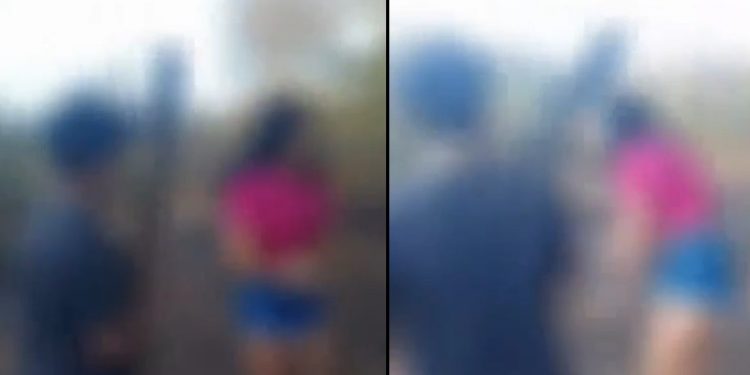 Vídeo: jovem de 19 anos leva surr@ de tábua de madeira do namorado c0varde