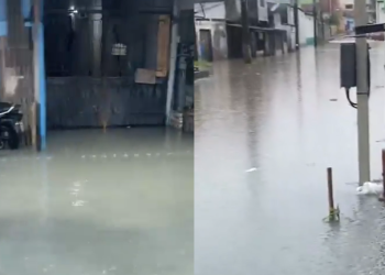 Vídeo: Chuva causa quatro ocorrências entre deslizamento e alagamentos em Manaus