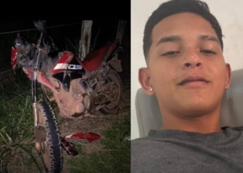 Em moto, garoto de 15 anos não consegue parar e m0rr3 ao bater em búfalo em Itacoatiara