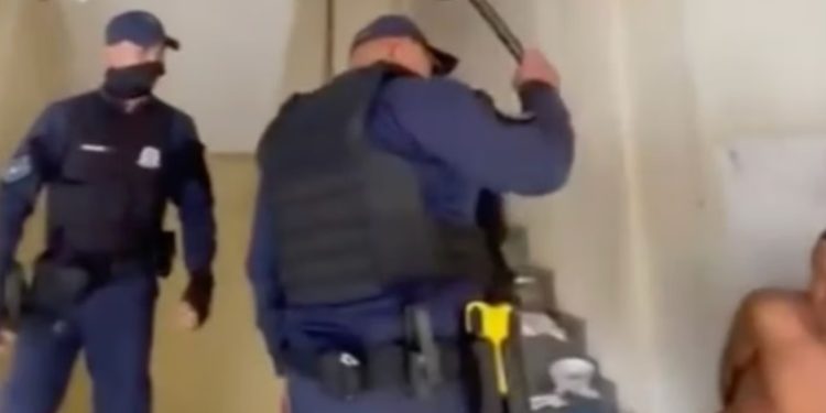 Seis agentes da Guarda Municipal envolvidos na agressã0 a morador de rua são pres0s em Manaus