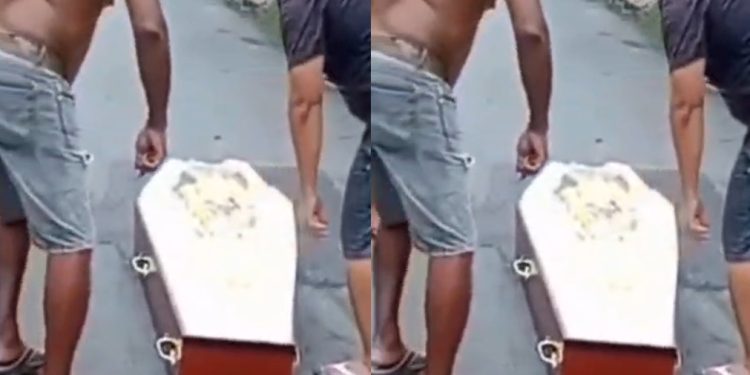 Vídeo: funerária deixa caixão com m0rto cair na rua em Manaus