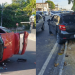 Vídeo: Quatro pessoas ficam f3r1das em c0lisã0 entre dois carros e capotamento em Manaus