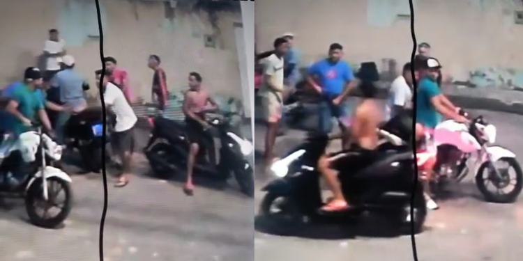 Vídeo mostra grupo recebendo @rmas no meio da rua após m0rte de ass@ltante em Manaus; veja