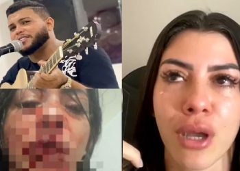 Vídeos: Kaline muda versão novamente e volta a acusar cantor de agressã0 em Manaus: ‘me deixei levar’