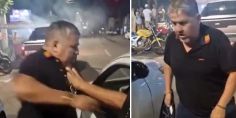 Vídeo: motoristas de app decidem na base da facad@ quem fica com a corrida