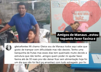 Mãe de filho PCD e com o marido doente, mulher viraliza ao oferecer faxinas baratas para não passar f0me