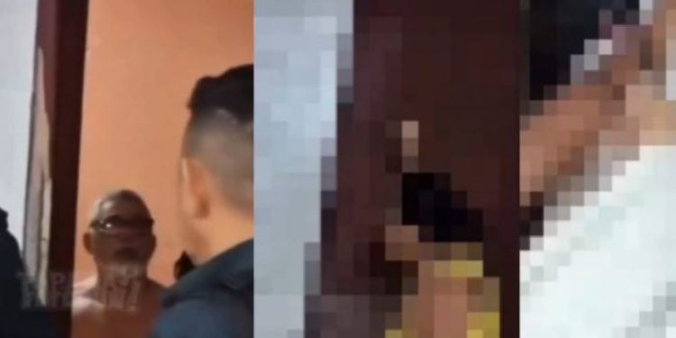 Vídeo: mãe e filhas voltam mais cedo da viagem e pegam idoso com amante no quarto