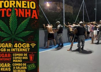 Polícia acaba com campeonato de futebol “futconha” que teria premiação em dr0ga em Manaus
