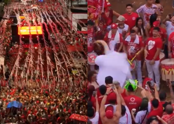 Condenada por r0ub0, mulher é pr3sa na festa da Alvorada do Garantido furtand0 c3lular