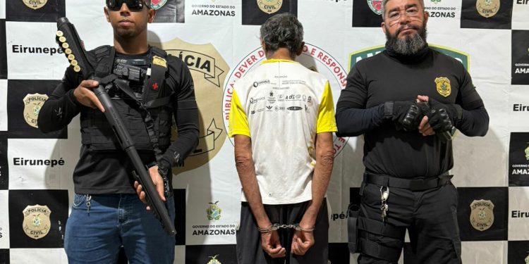 Avô é pr3s0 por estupr0 das netas de 9 e 11 anos no AM; prisão ocorreu quando ele sacaria aposentadoria