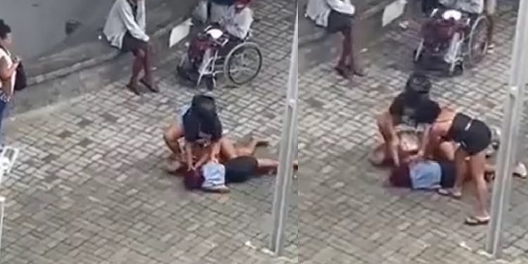 Vídeo: blindadas trocam facad@s na praça durante p0rrada na Zona Sul