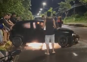 Vídeo: Homem vai ajudar em ac1dente e acaba atr0pelado por ad0lescente$ em Manacapuru