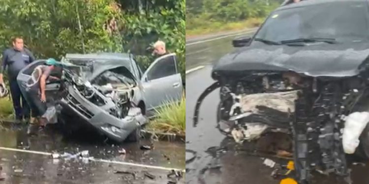 Vídeo urgente: grávida m0rre em ac1dente na estrada Manaus-Manacapuru
