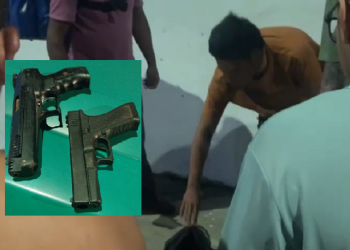 Vídeo: Todo de preto e levando dois simulacros, homem é encontrado m0rt0 a t1r0s em Manaus