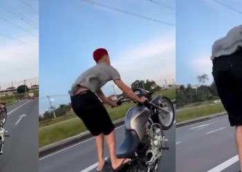 Vídeo: manauaras denunciam motociclista maluc0 na Avenida das Torres
