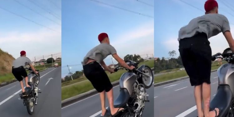 Vídeo: manauaras denunciam motociclista maluc0 na Avenida das Torres